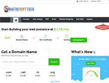 Tablet Screenshot of maitrisofttech.com